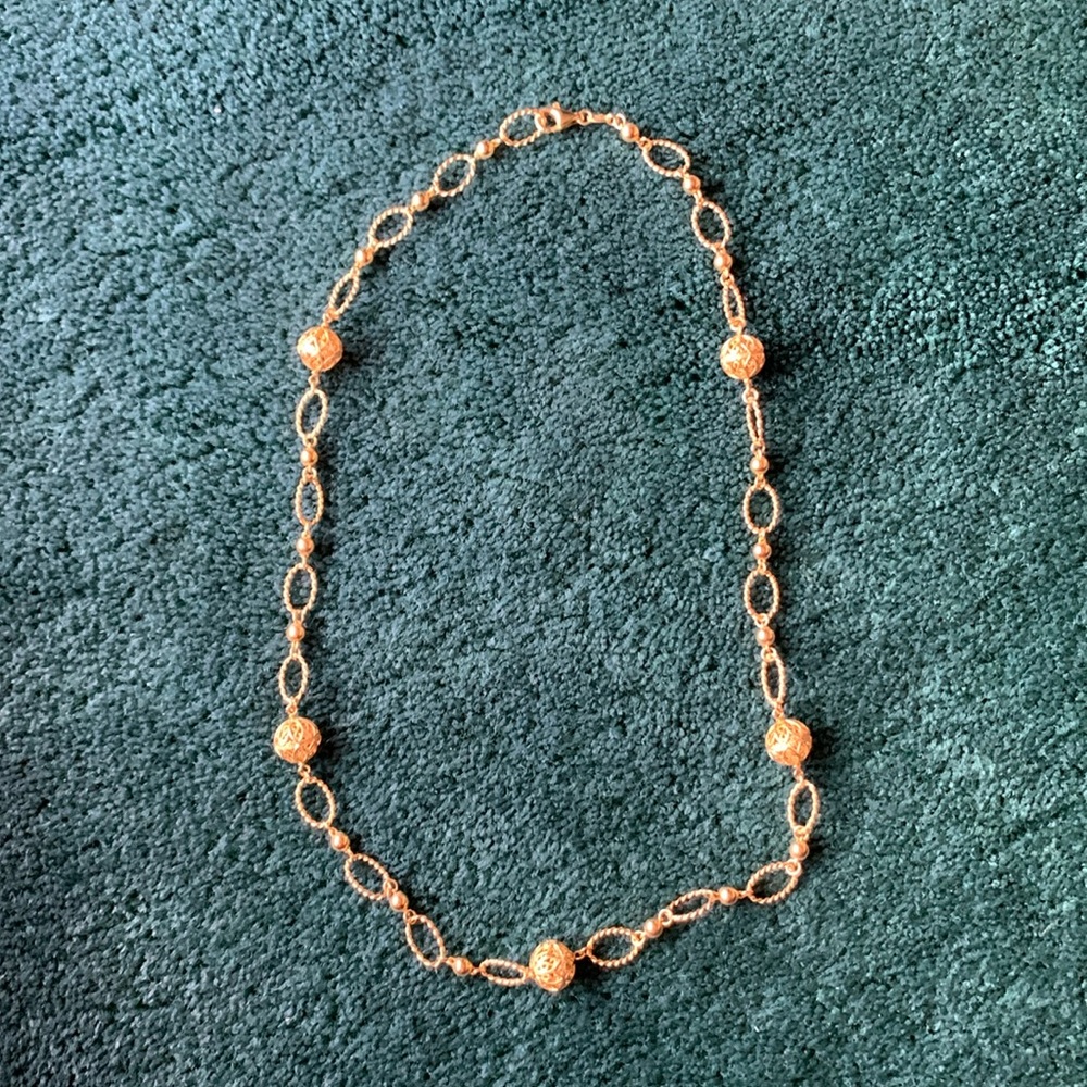 Gold necklace